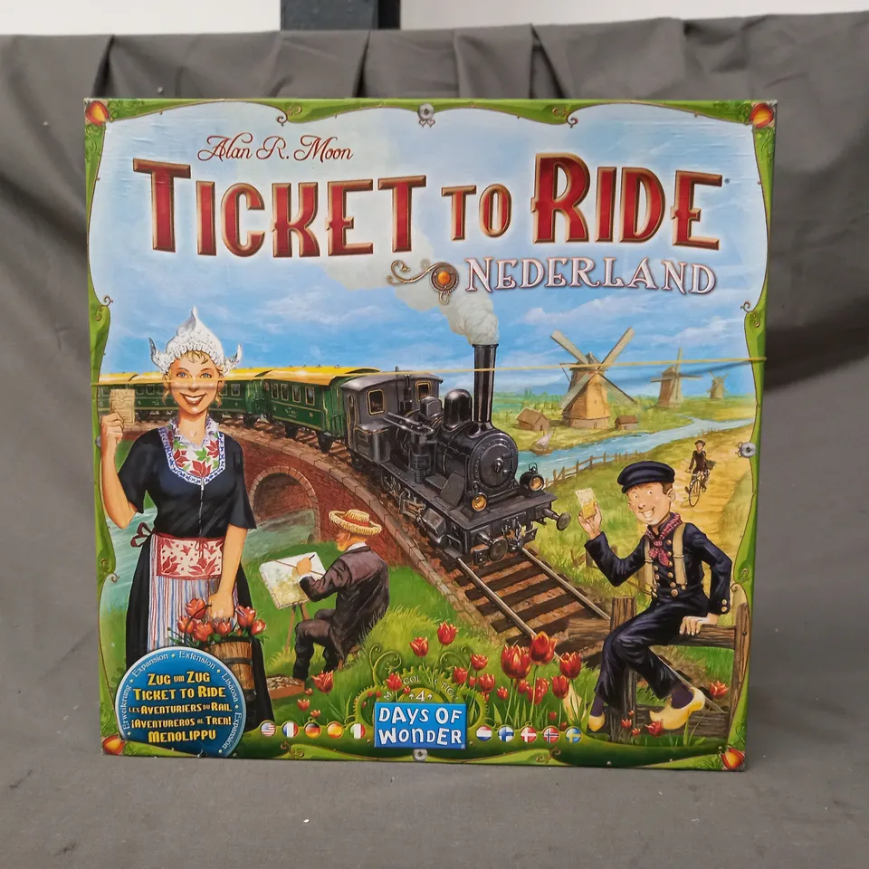 BOXED TICKET TO RIDE NEDERLAND BOARD GAME