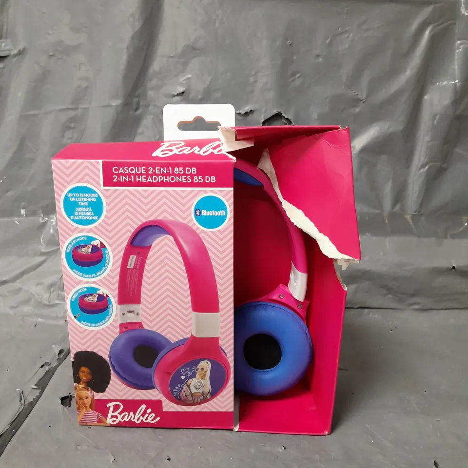 BOXED BARBIE 2-IN-1 HEADPHONES  RRP £24.99