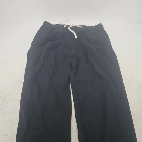 MNG NAVY FLEECE-LINED JOGGERS – WOMEN'S TRACK PANTS, UK 14