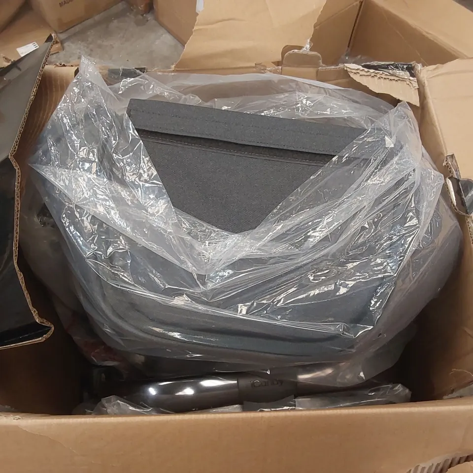 BOXED ICANDY PEACH 7 DARK GREY COMBO - PRAM, CARRY COT AND ACCESSORIES (2 BOXES)