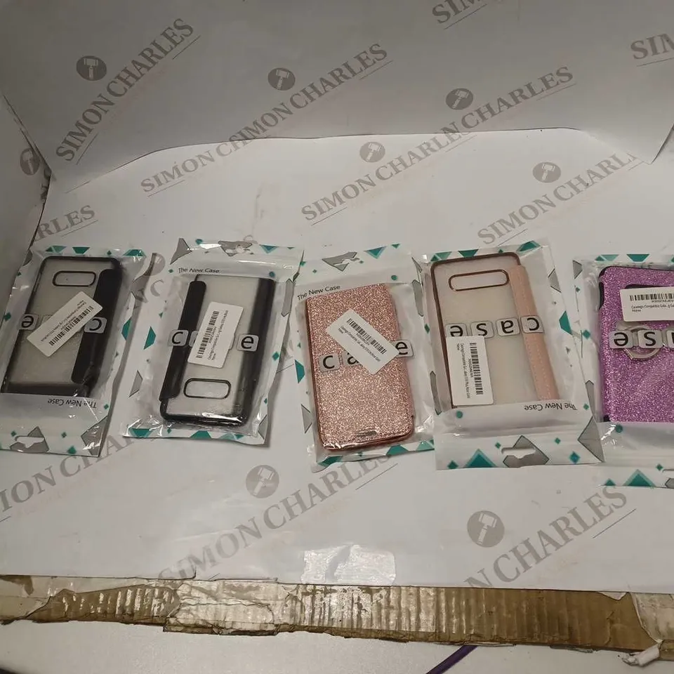 ASSORTED LOT OF 20 PHONE CASES TO INCLUDE DIFFERENT COLOURS AND STYLES 