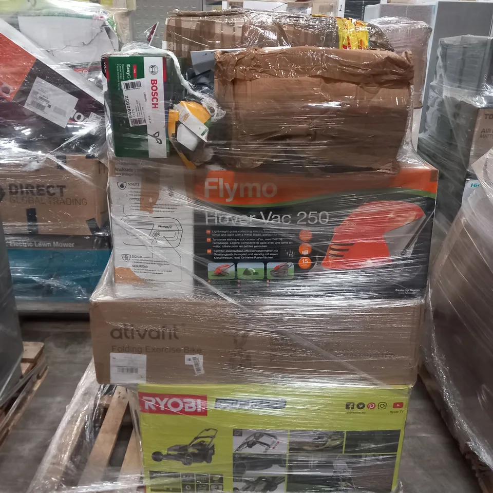 PALLET OF APPROXIMATELY 9 UNPROCESSED RAW RETURN HOUSEHOLD AND ELECTRICAL GOODS TO INCLUDE;