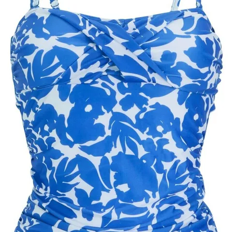 BRAND NEW REGATTA ACEANA TANKINI TOP BRIGHTEST BLUE ASTRACT UK 20