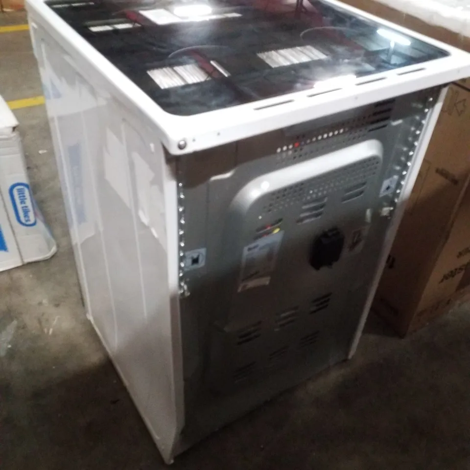 SWAN SX16730W 60CM ELECTRIC DOUBLE OVEN CERAMIC HOB COOKER - WHITE