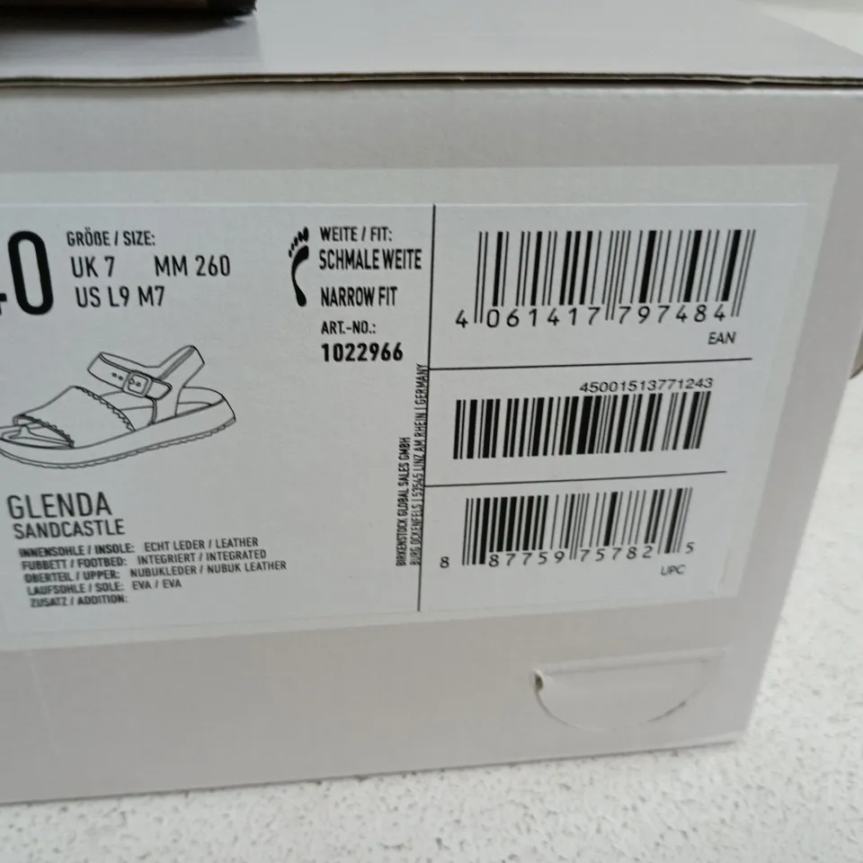 BERKENSTOCK PAPILLIO SIZE 7