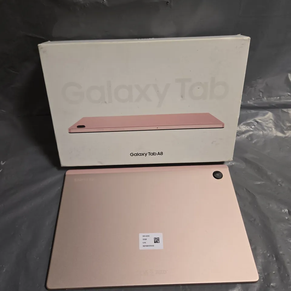 BOXED SAMSUNG GALAXY TAB A8 TABLET IN PINK 