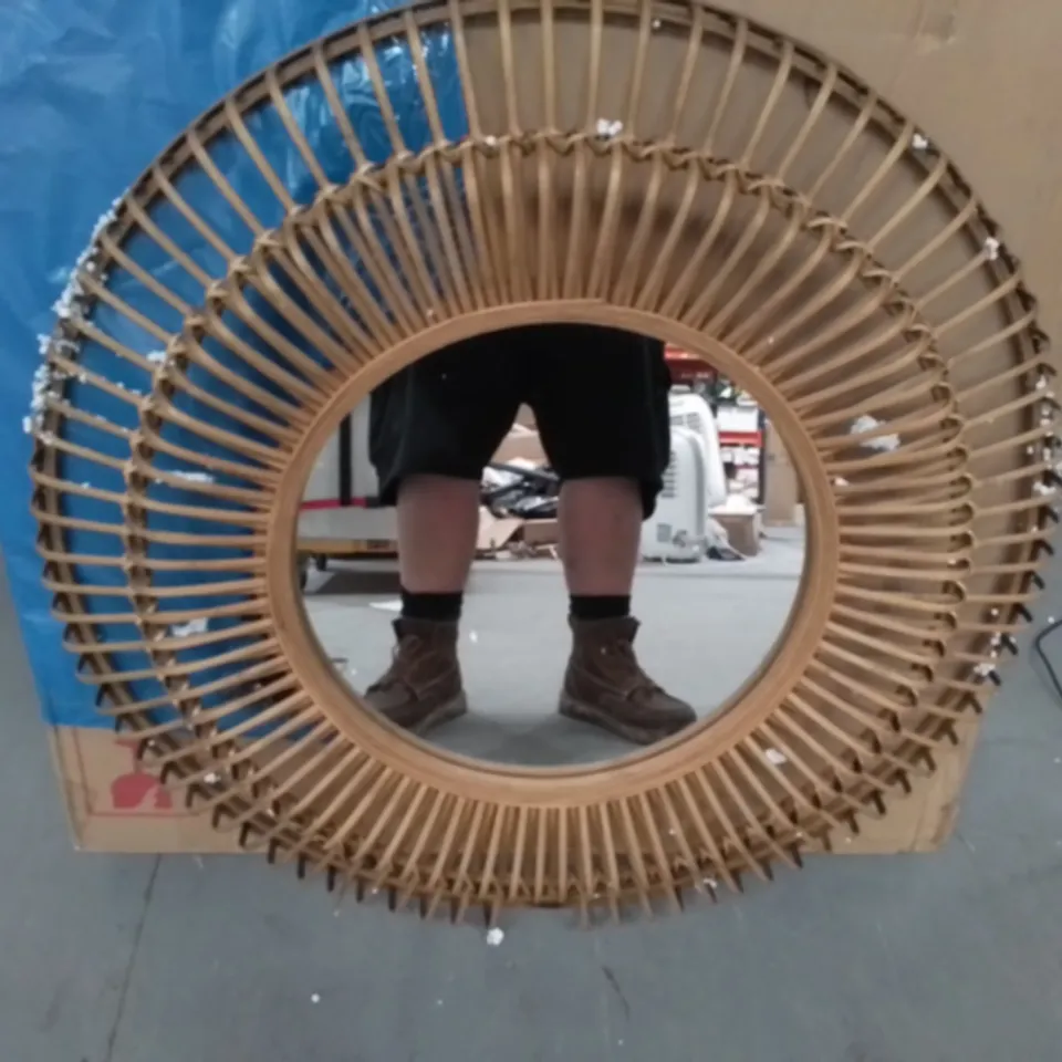 BOXED MY HOME STORIES BAMBOO MIRROR [COLLECTION ONLY]