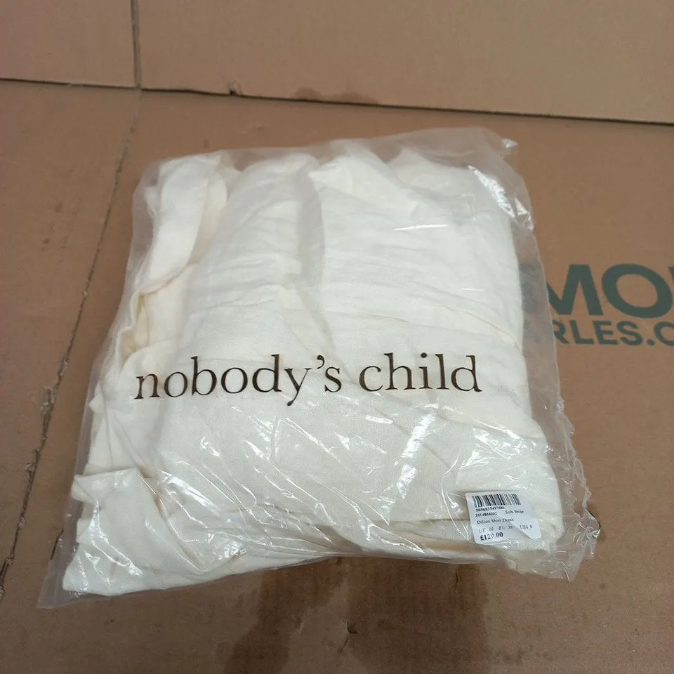 NOBODY'S CHILD DILLON SHIRT DRESS – UK 10 