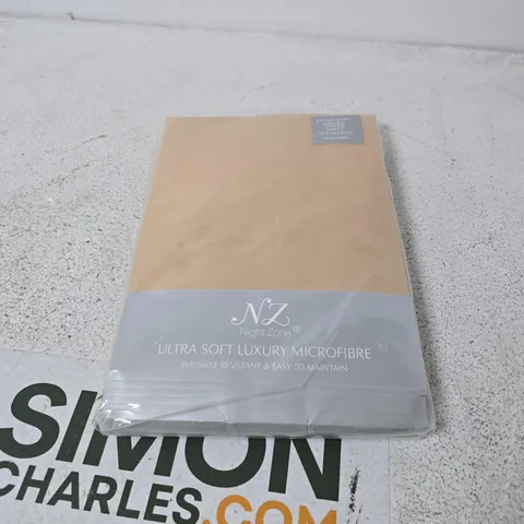 NZ NIGHT ZONE ULTRA SOFT LUXURY MICROFIBRE EXTRA DEEP DOUBLE FITTED SHEET – 137 X 190 CM + 40 CM