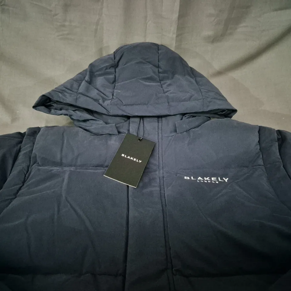 BLAKELY LONDON FULL ZIP PADDED COAT SIZE M