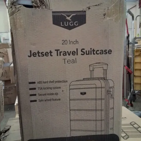 BOXED LUGG 20" JETSET SUITCASE -TEAL-