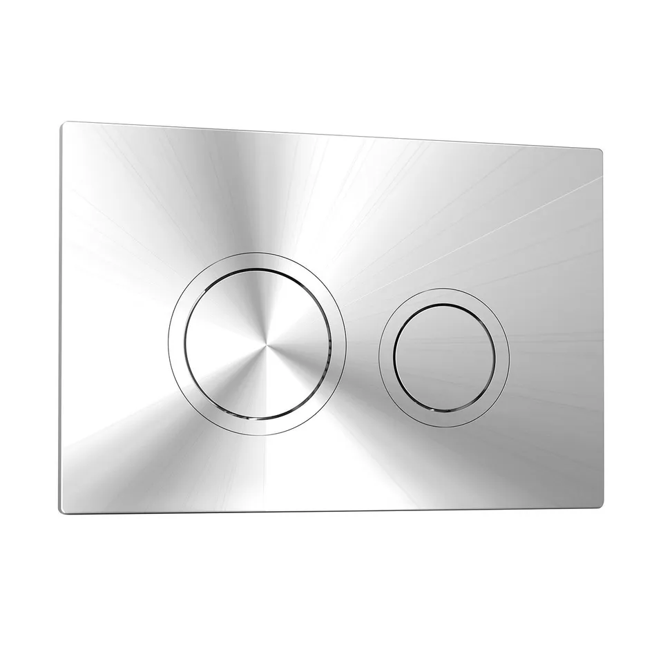 BOXED ZANA CHROME MECHANICAL FLUSH PLATE