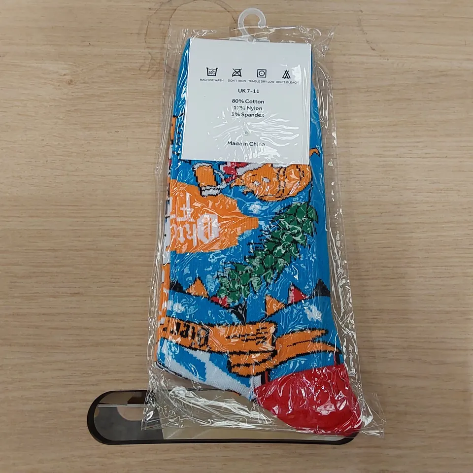 BOX OF BRAND NEW BIER CO OKTOBERFEST SOCKS // APPROXIMATELY 320 PAIRS (1 BOX)