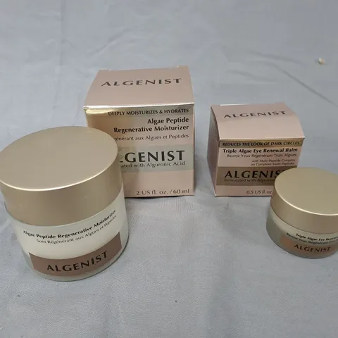 ALGENIST ALGAE PEPTIDE REGENERATIVE MOISTURIZER (2 OZ) + TRIPLE ALGAE EYE RENEWAL BALM (0.5 OZ) – SKINCARE SET
