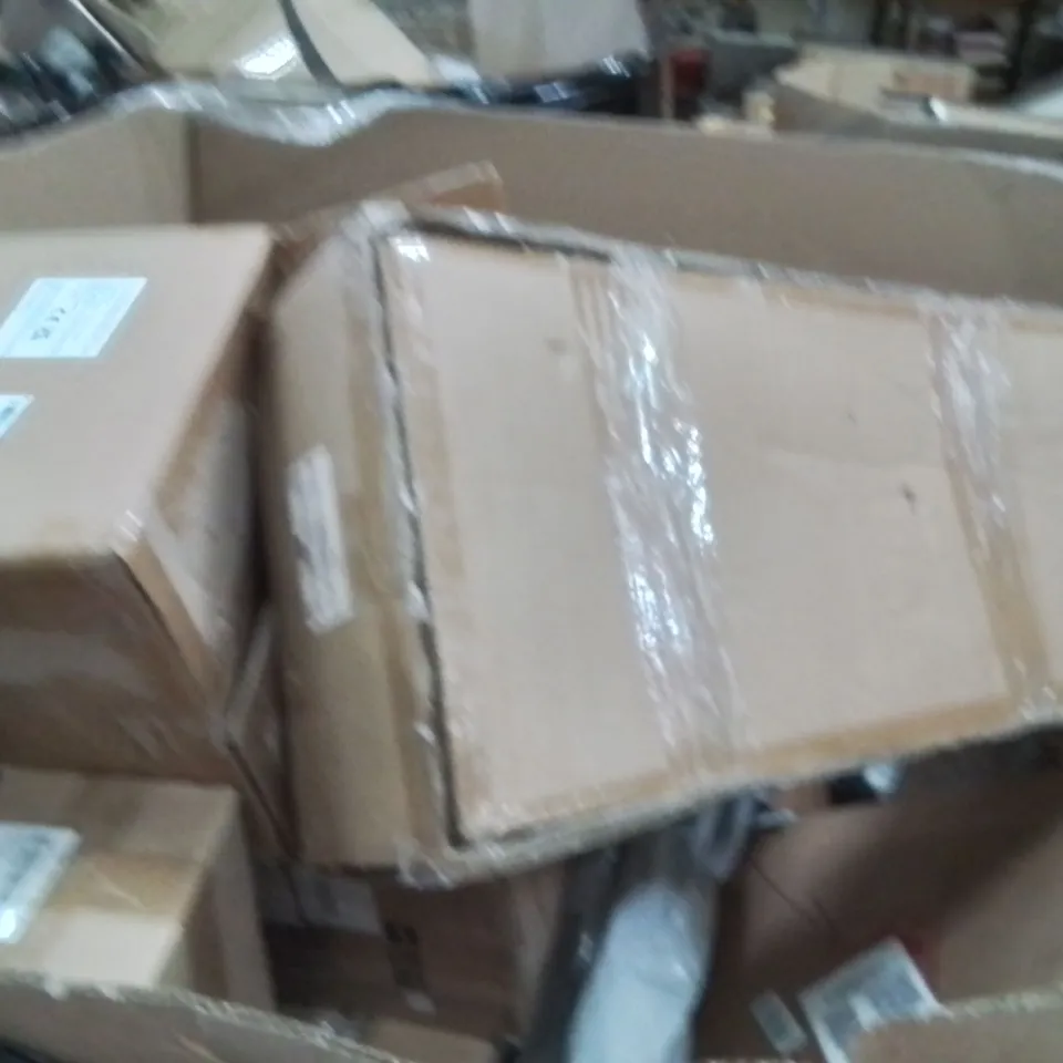 PALLET OF ASSORTED HOUSEHOLD GOODS AND PRODUCTS TO INCLUDE;BOTTLE WASHER MACHINE,PLAY FENCE,TOILET SEAT 