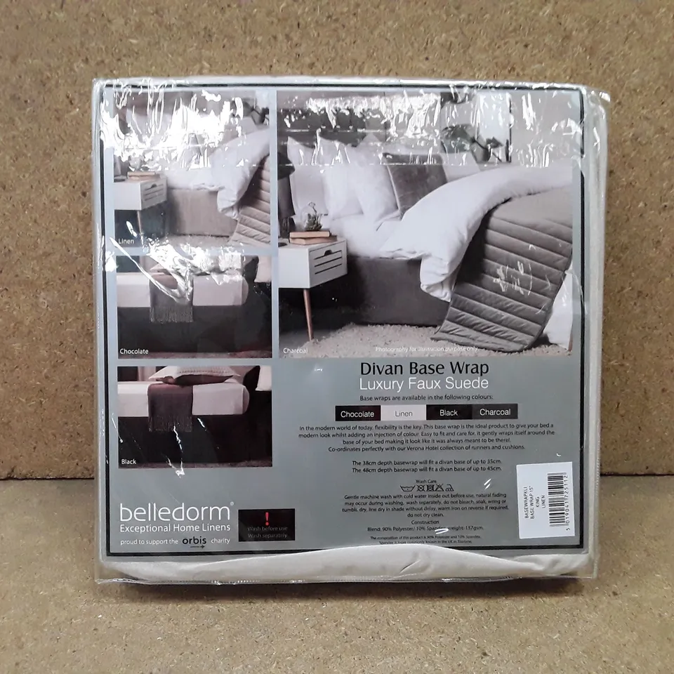 BRAND NEW BELLEDORM KINGSIZE BED FITTED SHEET - LINEN