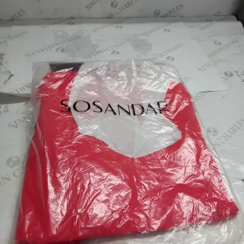 SOSANDER BREASTED LINEN BLAZER SIZE 10