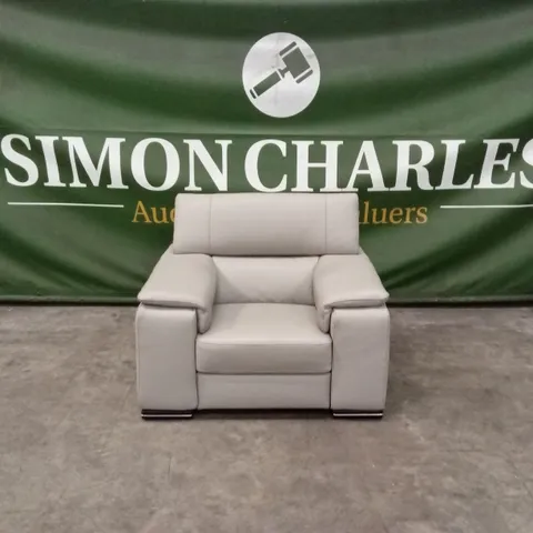 QUALITY DESIGNER ITALIAN MADE MELO MAXI LEATHER ARMCHAIR
