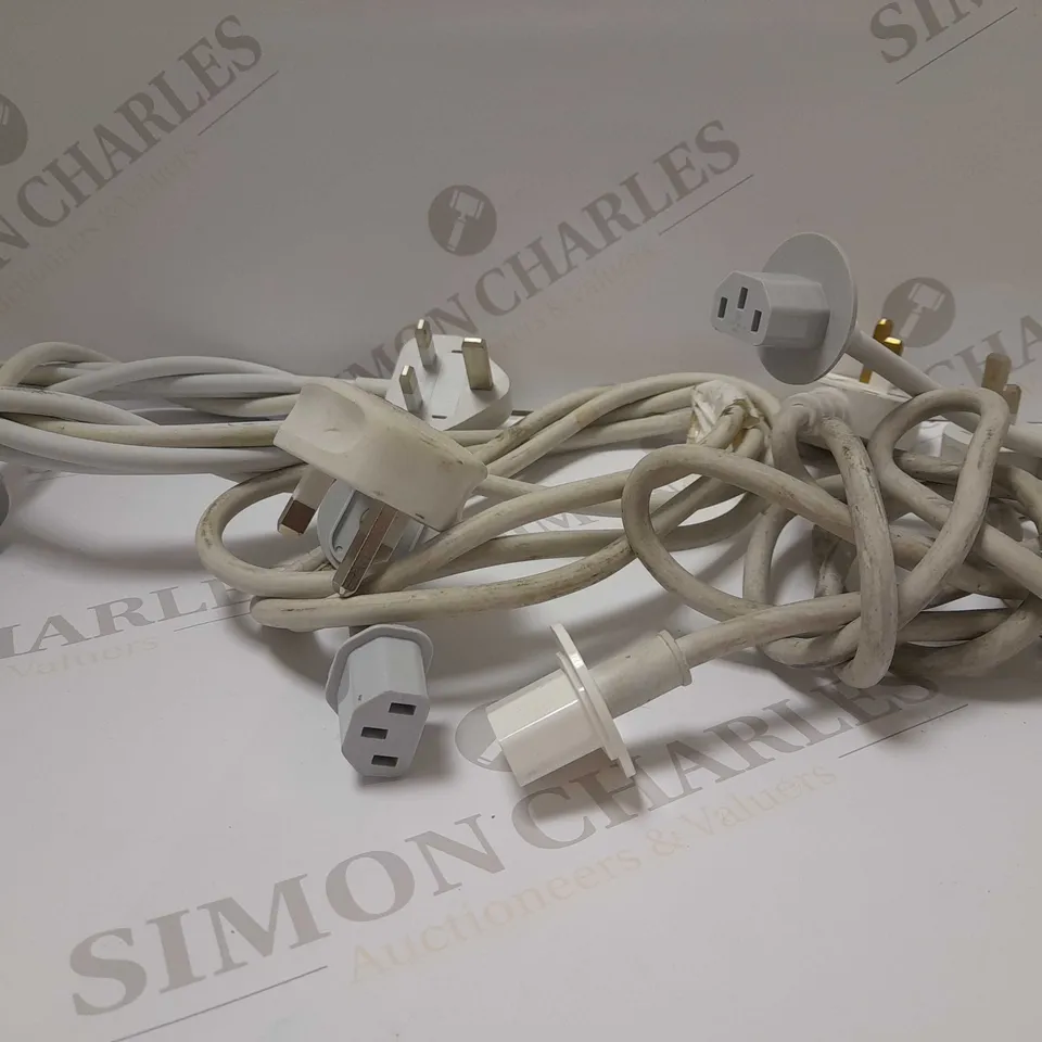 LOT OF APPROX 25 ORIGINAL APPLE IMAC LONGWELL 6 FT POWER CORDS LS-13A