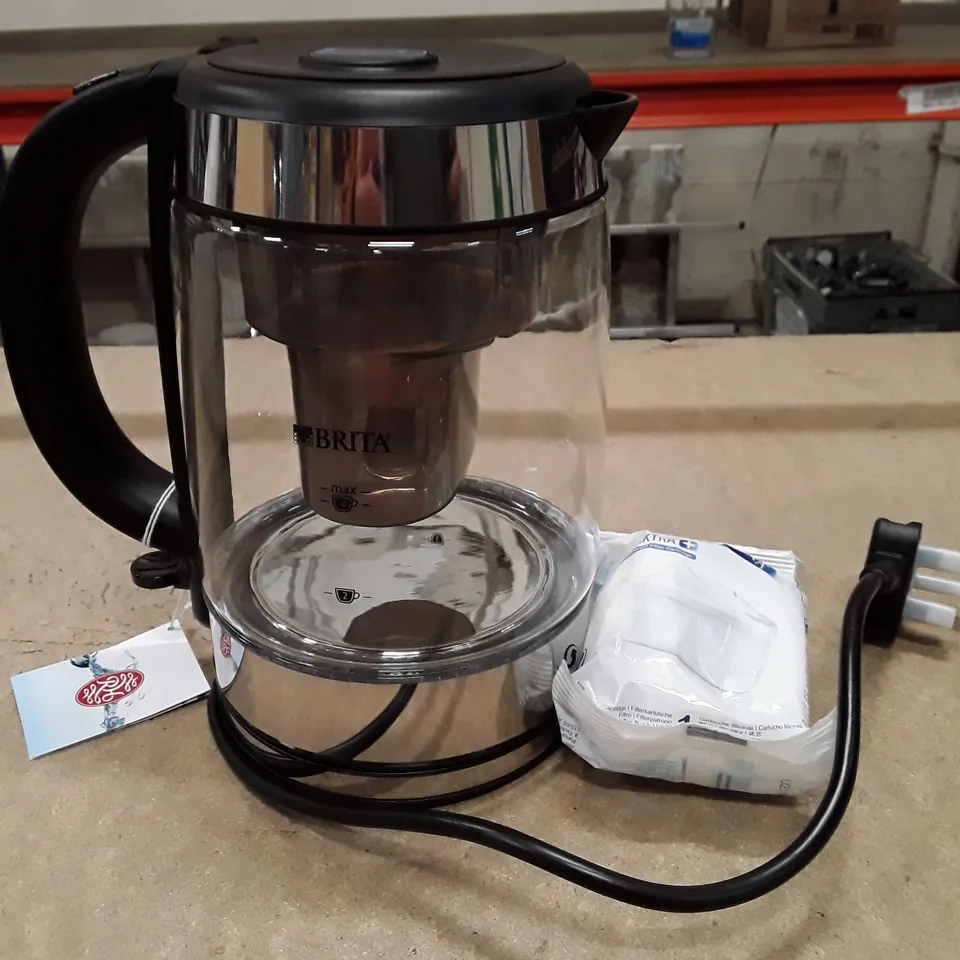BOXED RUSSELL HOBBS BRITA PURITY 1L GLASS ELECTRIC KETTLE