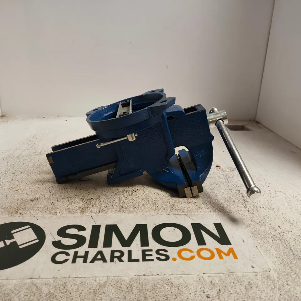 BLUE MINI BENCH VISE CLAMP