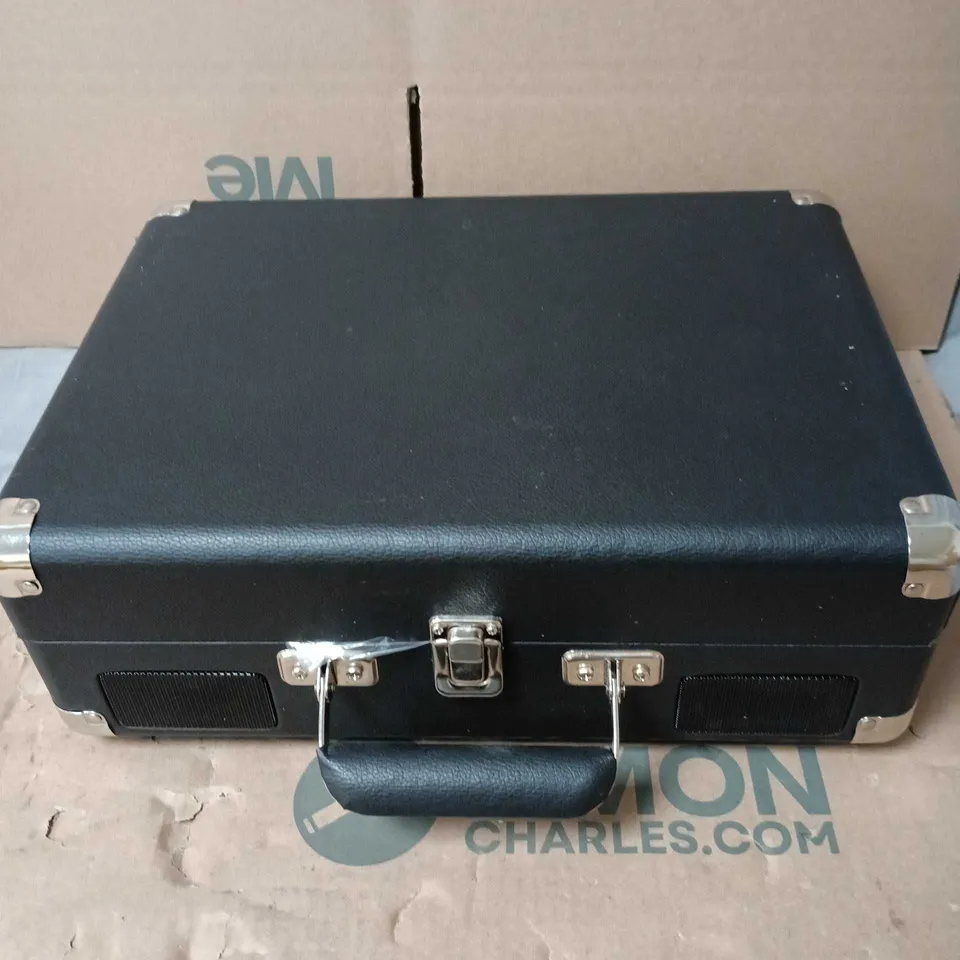 RETRO MUSIQUE BLUETOOTH SUITCASE STYLE TURNTABLE BOXED