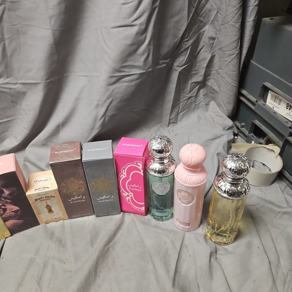 WARMKISS FRAGRANCES ASSORTMENT – BOXED PERFUMES WITH TWO GLASS BOTTLES BOX OF 10 