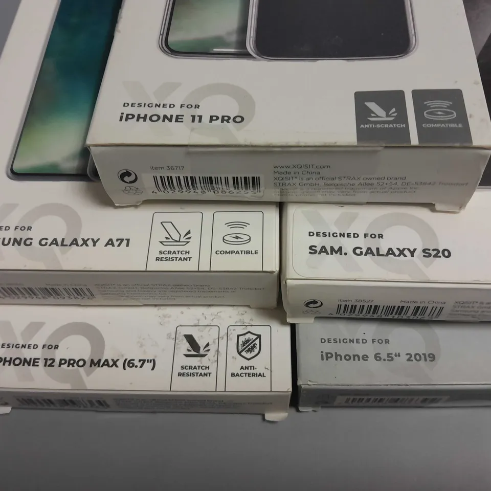 LOT OF 5 ASSORTED XQ PHONE CASES 