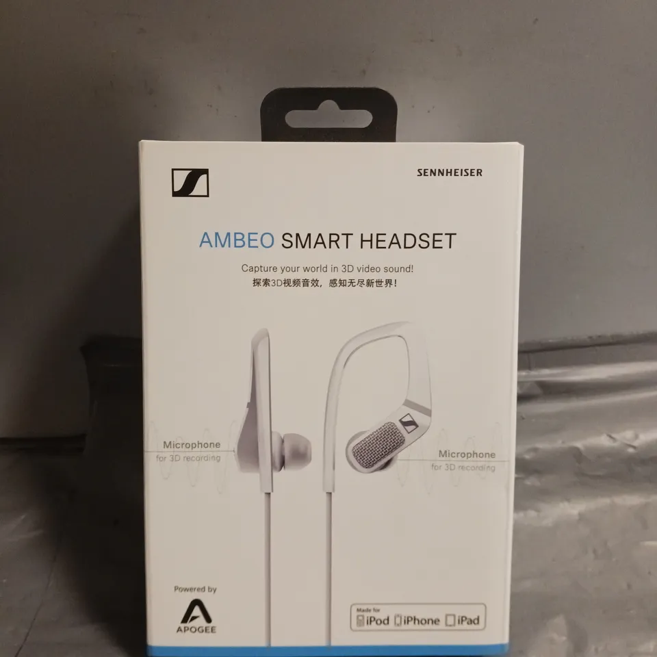 BOXED SENNHEISER AMBEO SMART HEADSET WHITE