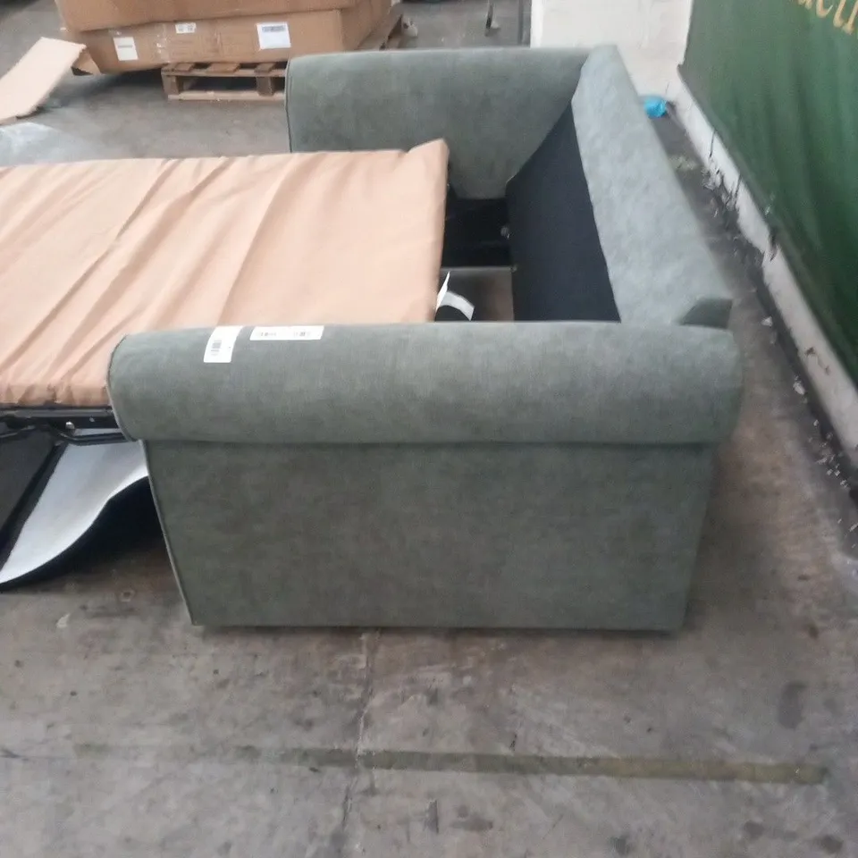 DESIGNER WILLIAM GREY FABRIC SOFA BED