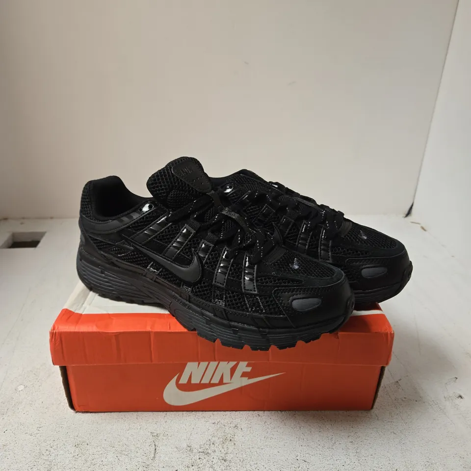 NIKE P-6000 BLACK SHOES - 8.5