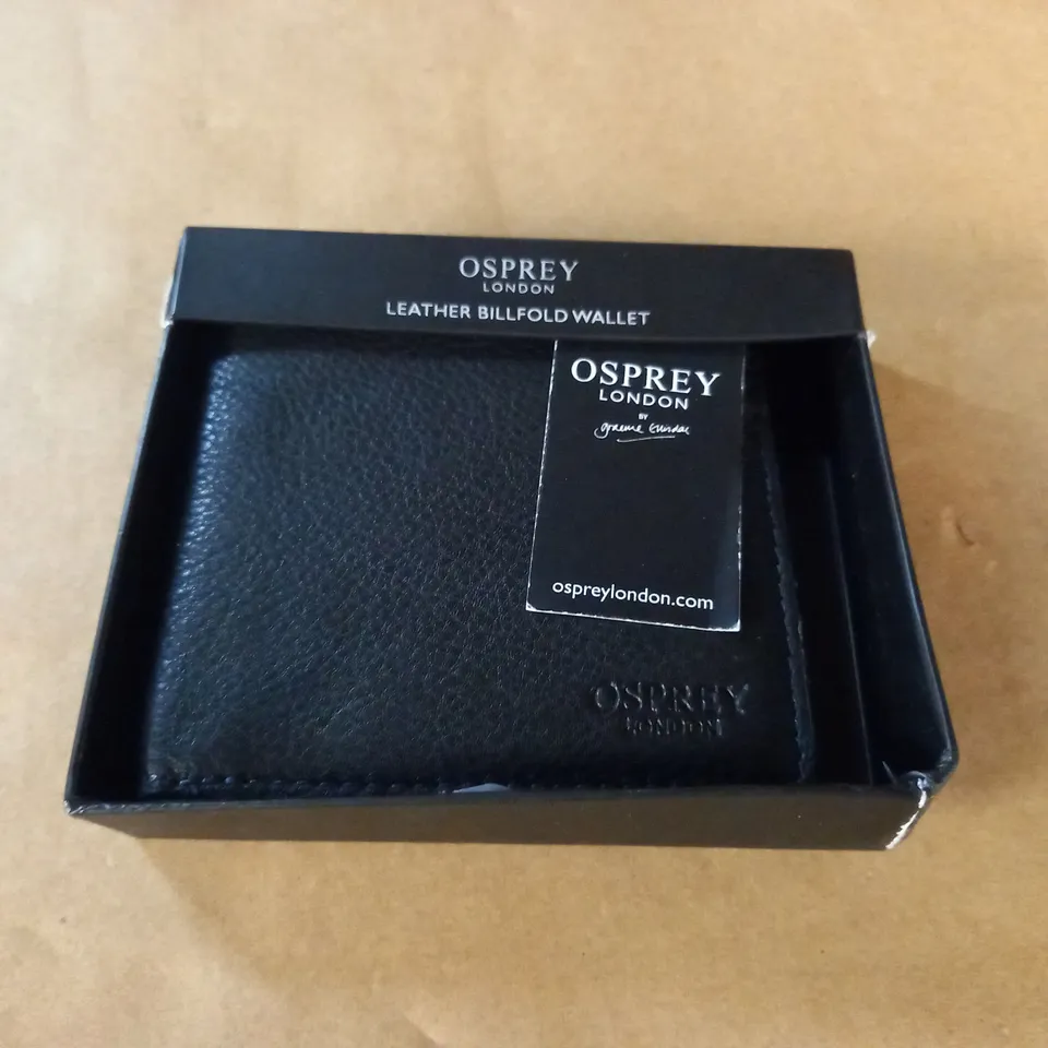 OSPREY LEATHER BILLFOLD WALLET