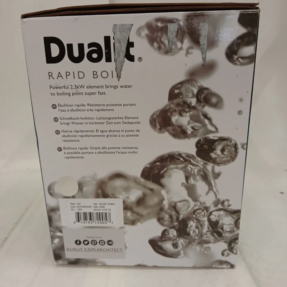 DUALIT ARCHITECT 1.5L KETTLE (72905) - BOXED
