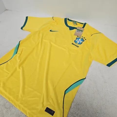 NIKE BRAZIL FOOTBALL JERSEY – MEN'S XL, DRI-FIT
