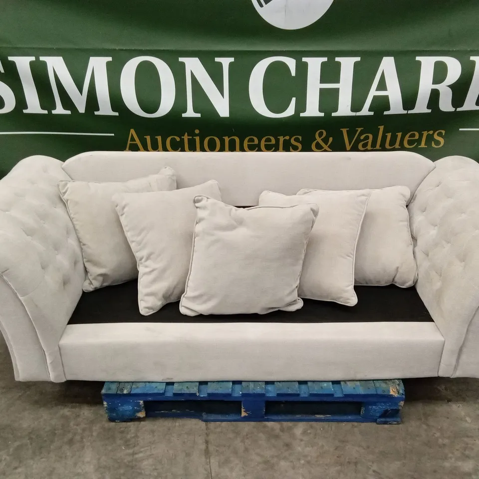 WINDSOR 3 SEATER FABRIC SOFA