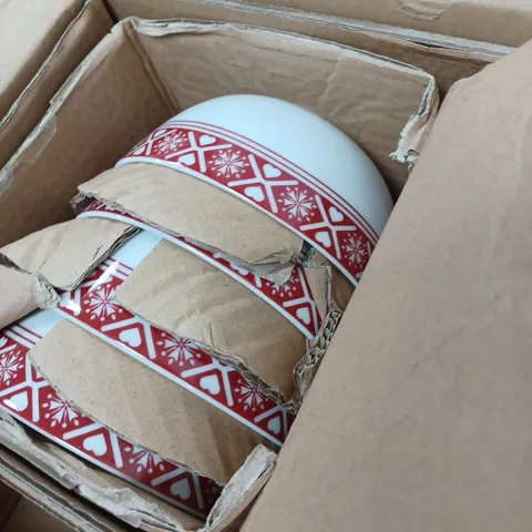 WATERSIDE NORDIC CHRISTMAS REINDEER DINNER SET