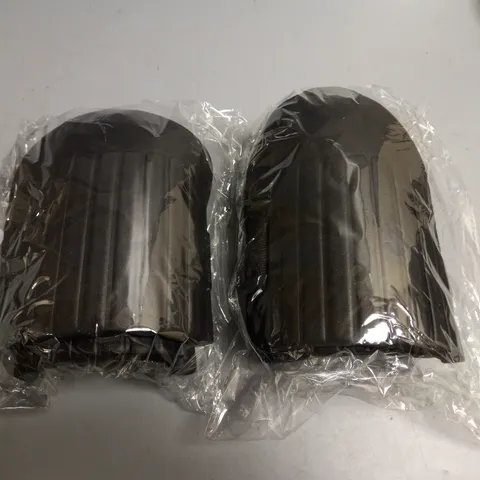 LOT OF 2 PAIRS OF BLACK SHIN/ELBOW PROTECTORS
