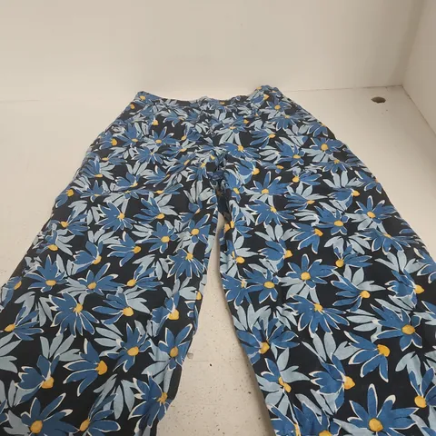 SEA SALT CORNWALL FLORAL PRINT TROUSERS - 12