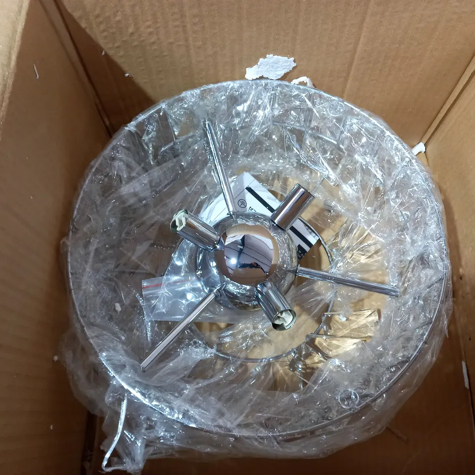 ROSAS GLASS DRUM CEILING PENDANT RRP £60