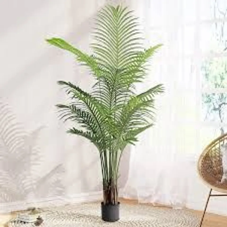 BOXED 160cm ARTIFICIAL PALM TREE IN POT 