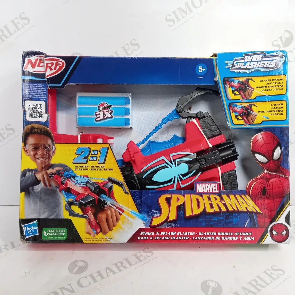 BOXED NERF MARVEL SPIDERMAN WEB SPLASHER GUN