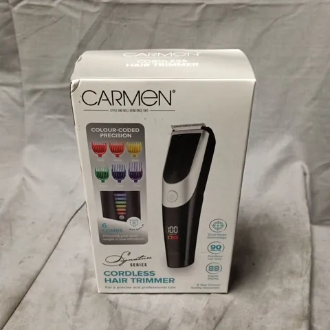 BOXED AND SEALED CARMEN CORDLESS HAIR TRIMMER