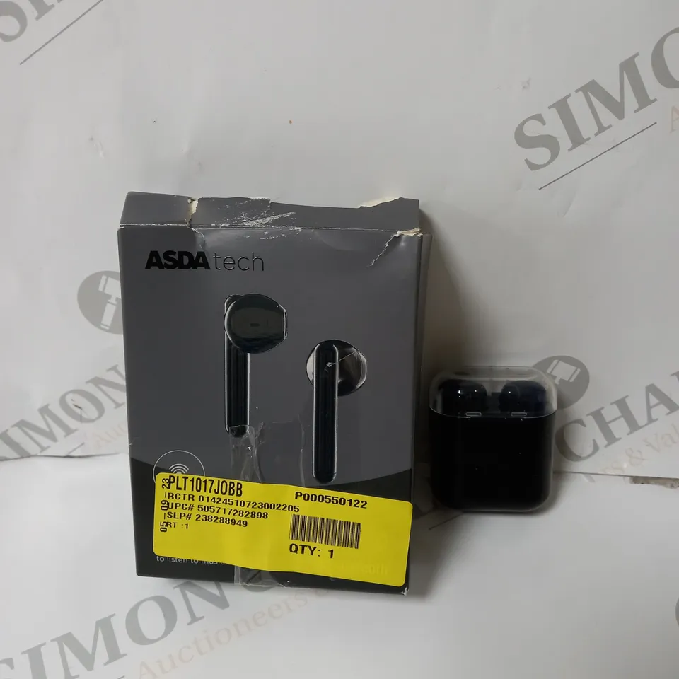 BOXED TRUE WIRELESS BLUETOOTH EARBUDS WITH CHARGING CASE