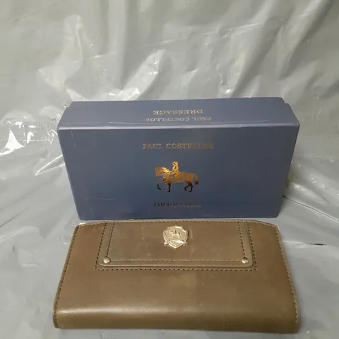 PAUL COSTELLOE DRESSAGE LEATHER PURSE OLIVE