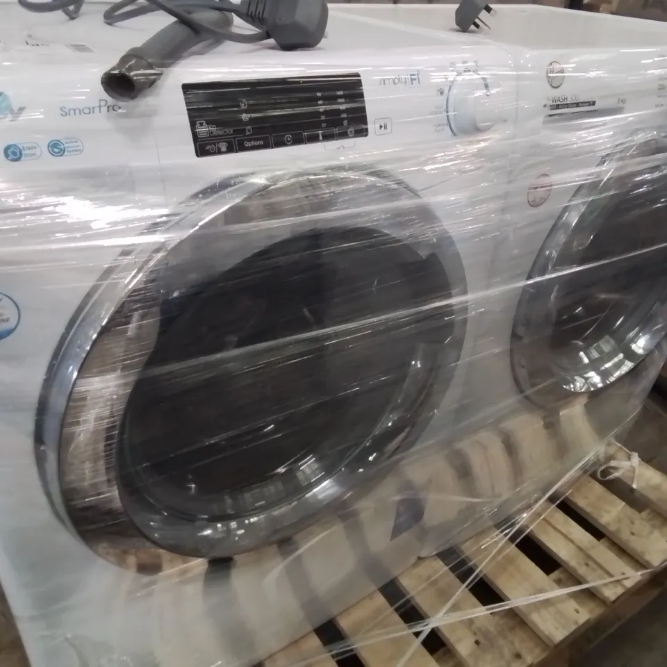 HOOVER H-WASH 300 FREESTANDING WASHING MACHINE AND CANDY SMART PRO FREESTANDING WASHING MACHINE WHITE - UNPROCESSED RAW RETURNSODS TO INCLUDE;
