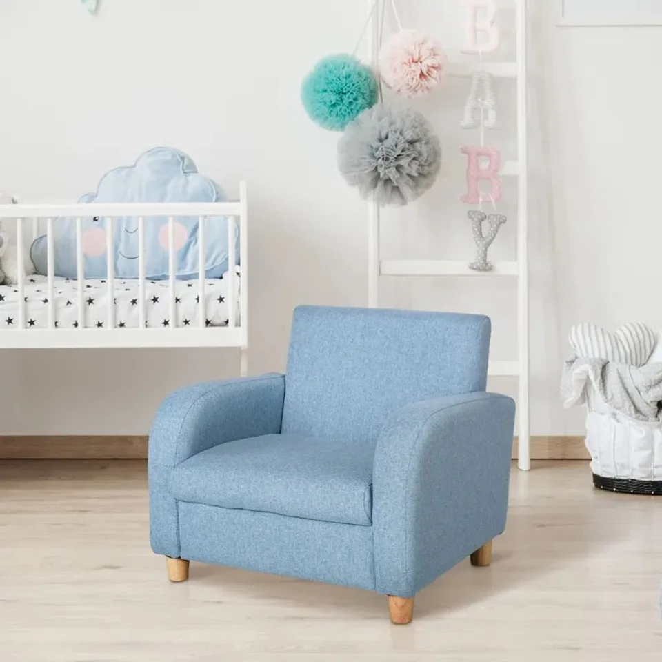 BOXED HEREDIA CHILDREN'S CHAIR - BLUE