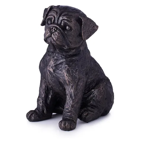 GARDEN STORIES TIMELESS BELLE THE PUG SCULPTURE