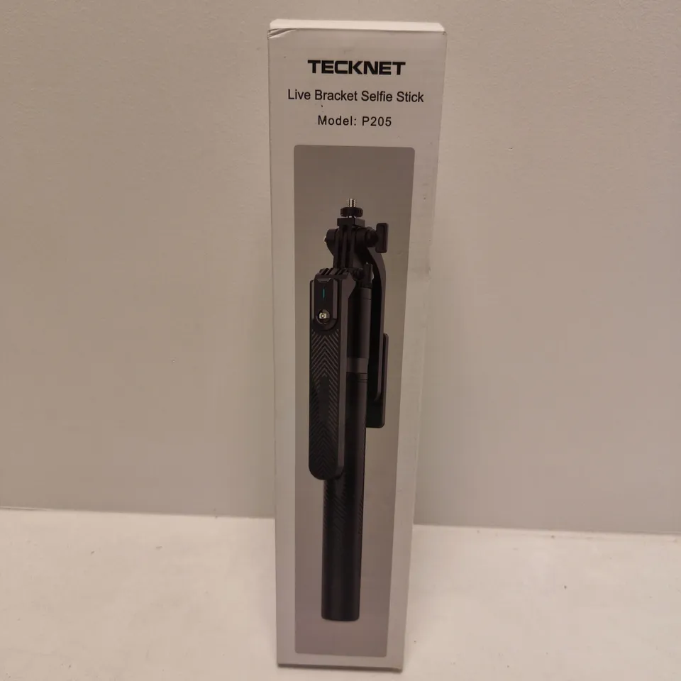 BOXED TECKNET LIVE BRACKET SELFIE STICK