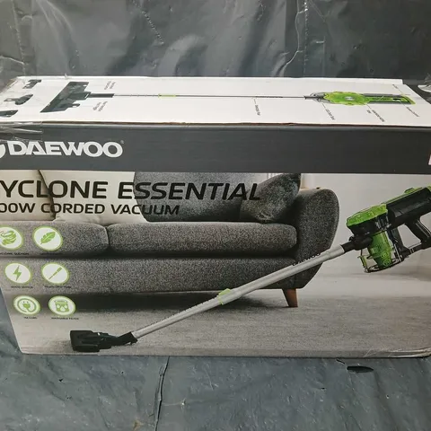 BOXED DEAWOO CYCLONE ESSENTIAL 2.0 CORDED 3 IN 1 HANDHELD VACUUM CLEANER 7M CORD