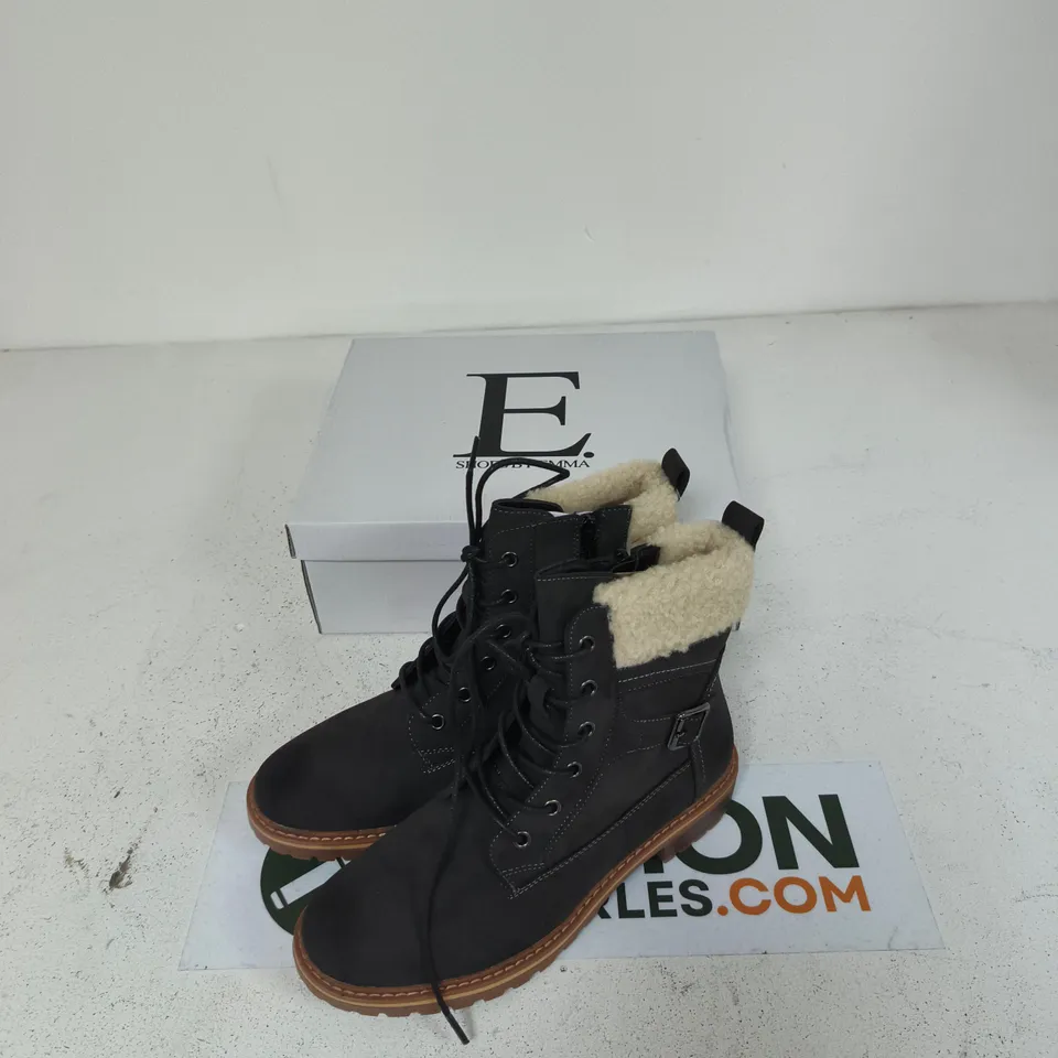 AUBREY BLACK BOOTS – E SHOES BY EMMA, UK SIZE 6